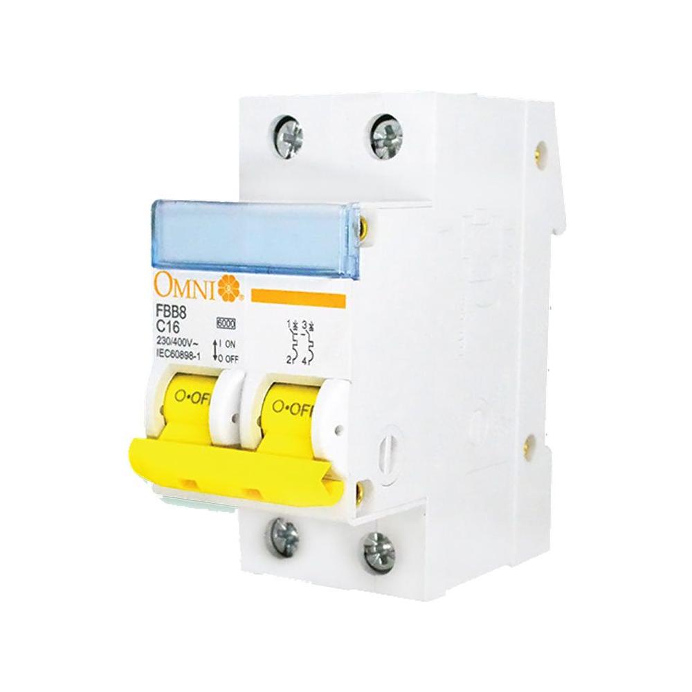 Omni Mini Circuit Breaker 2-Pole | Omni by KHM Megatools Corp. Omni Mini Circuit Breaker 2-Pole | Omni by KHM Megatools Corp.